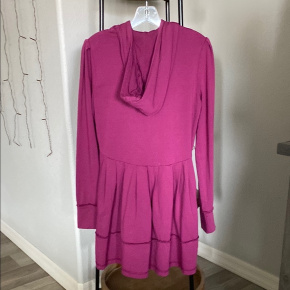 Boston Proper Pleated Long Zip Jacket - Picture 4 of 6